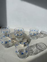 Load image into Gallery viewer, Retro Blue Patterned Drinking Glasses - 5
