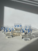 Load image into Gallery viewer, Retro Blue Patterned Drinking Glasses - 5
