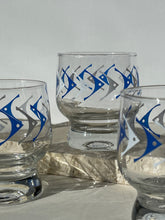 Load image into Gallery viewer, Retro Blue Patterned Drinking Glasses - 5
