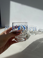 Load image into Gallery viewer, Retro Blue Patterned Drinking Glasses - 5
